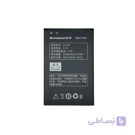 باتری موبایل لنوو Lenovo A278T A308T A318T A365E A369i A66 با کد فنی BL203
