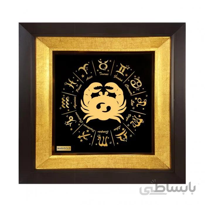 تابلو طلا نماد ماه تولد تیر TS04
