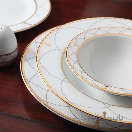 سرویس چینی زرین 6 نفره غذاخوری روما (28 پارچه) ا Zarin Iran ItaliaF Roma 28 Pieces Porcelain Dinnerware Set