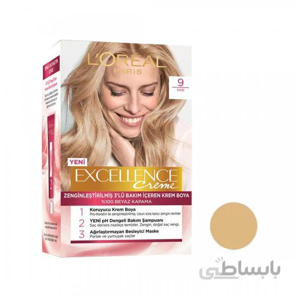 رنگ مو شماره 9 لورال مدل Loreal Paris Excellence