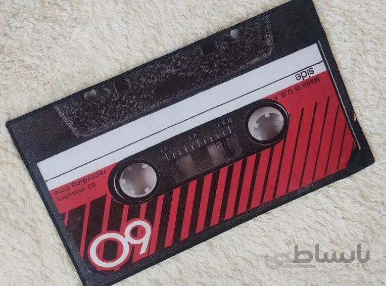 پادری طرح نوار کاست نوستالژی ابعاد 50 در 70