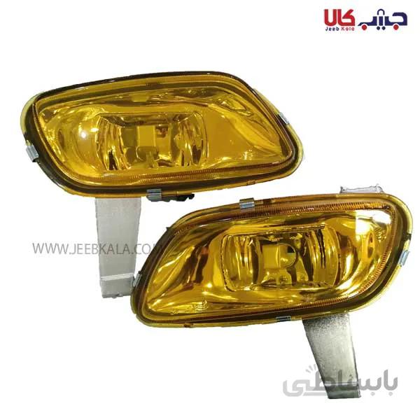 چراغ مه شکن زرد پژو پارس کریستالی