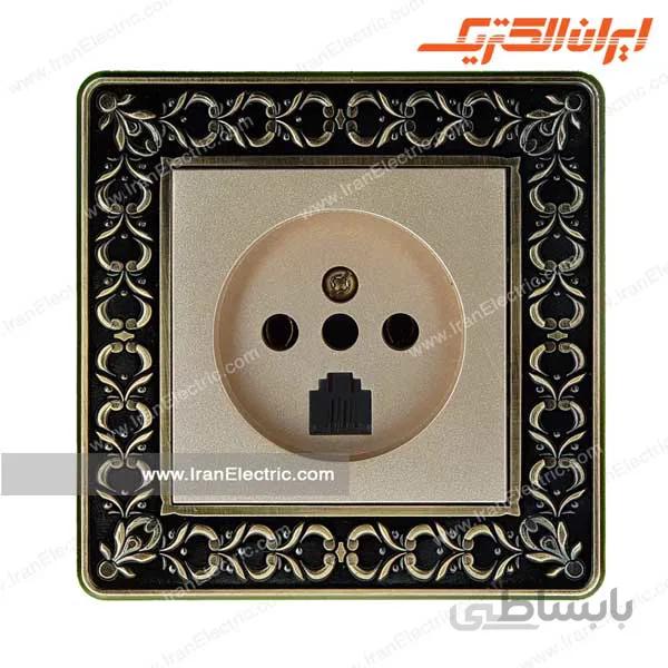 پریز تلفن دوکاره پارما بژ
