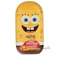 شامپو بچه اکتیو مدل Sponge Bob مقدار 280 گرم