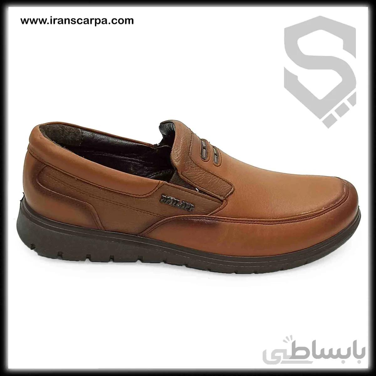 کفش طبی چرم مردانه مدل فورتا