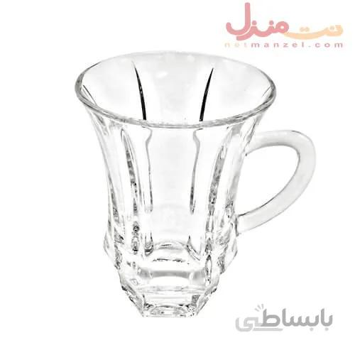 ست فنجان کریستال ایرنا طرح پاریس