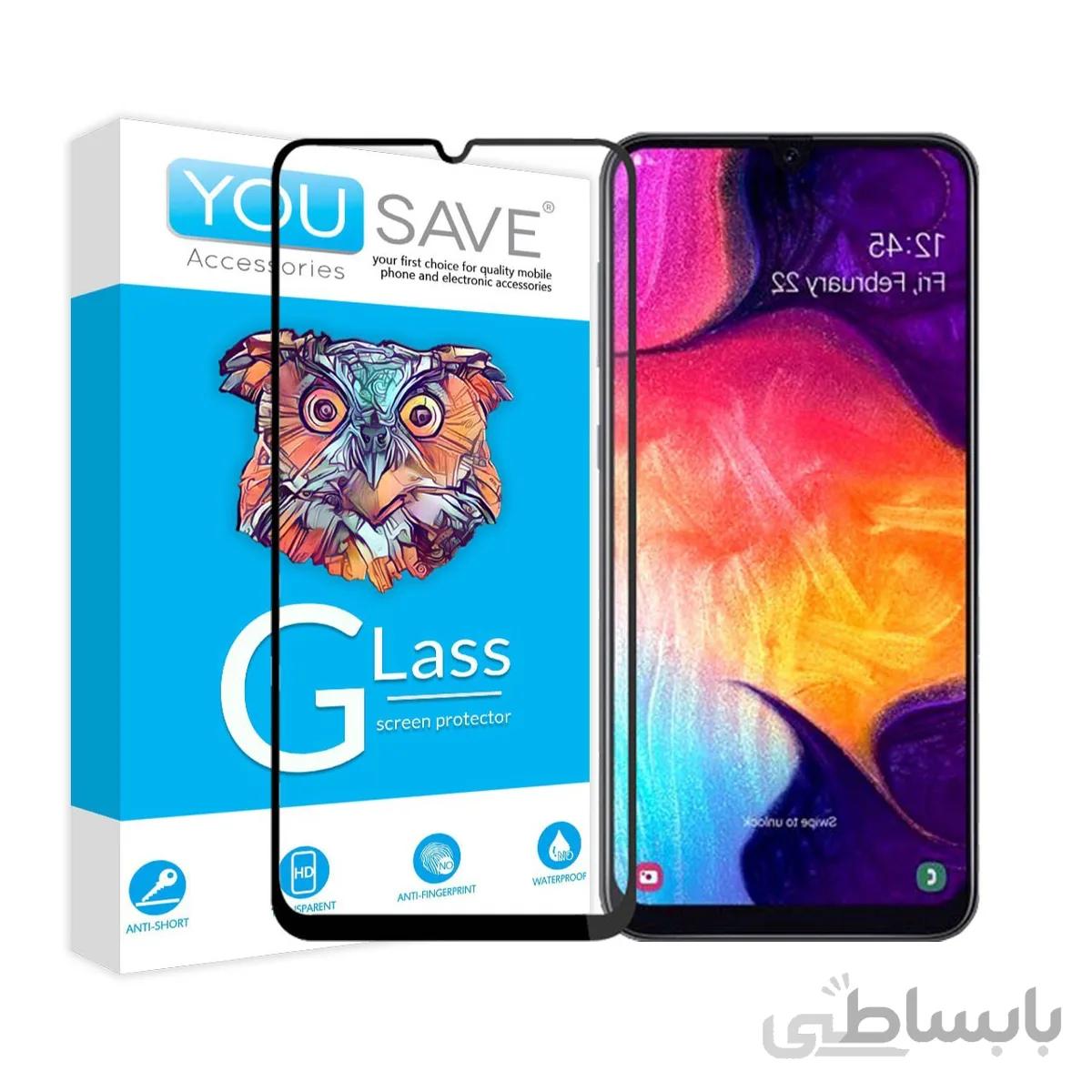 گلس تمام صفحه یوسیو مناسب برای گوشی سامسونگ Galaxy A50s