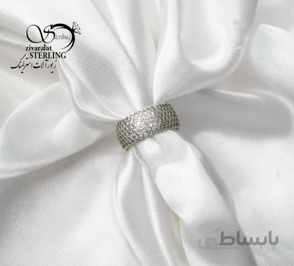 انگشتر نقره زنانه کد 180590
