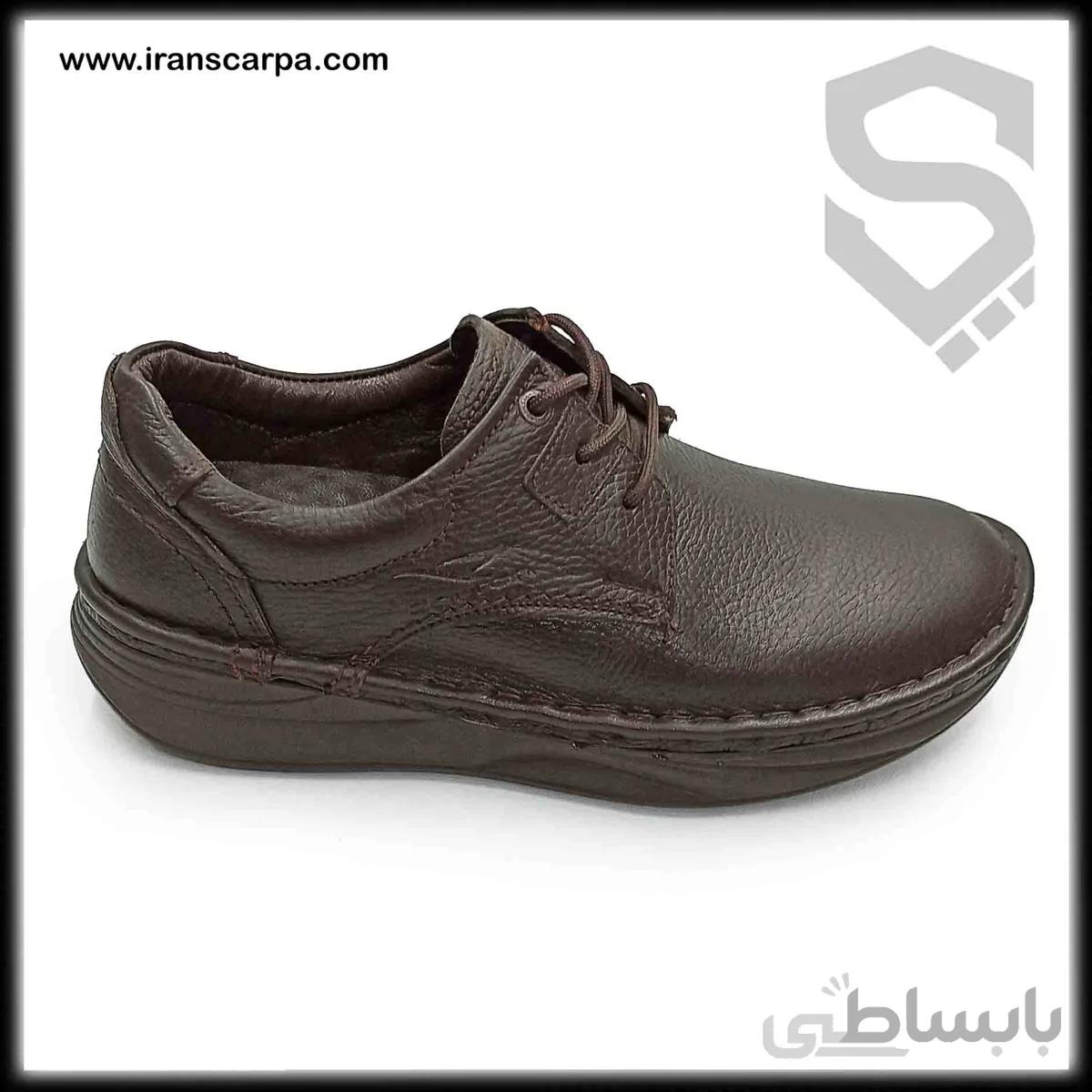 کفش طبی چرم مردانه مدل پاریل
