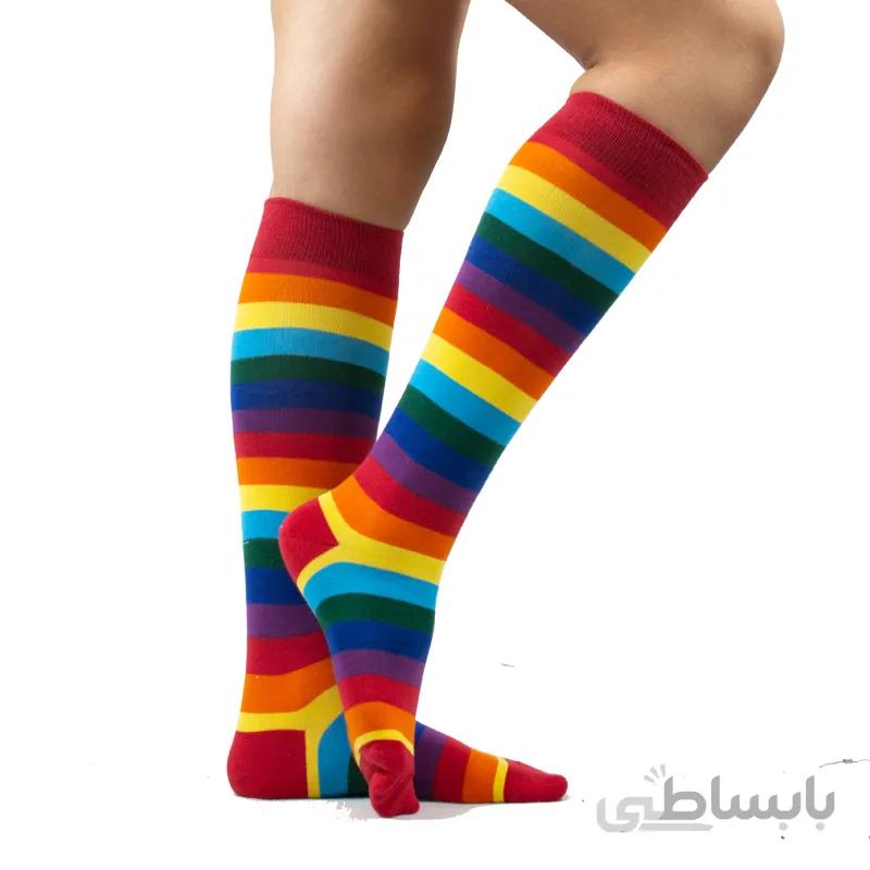 جوراب زیرزانو رنگین کمان آپتیمیست