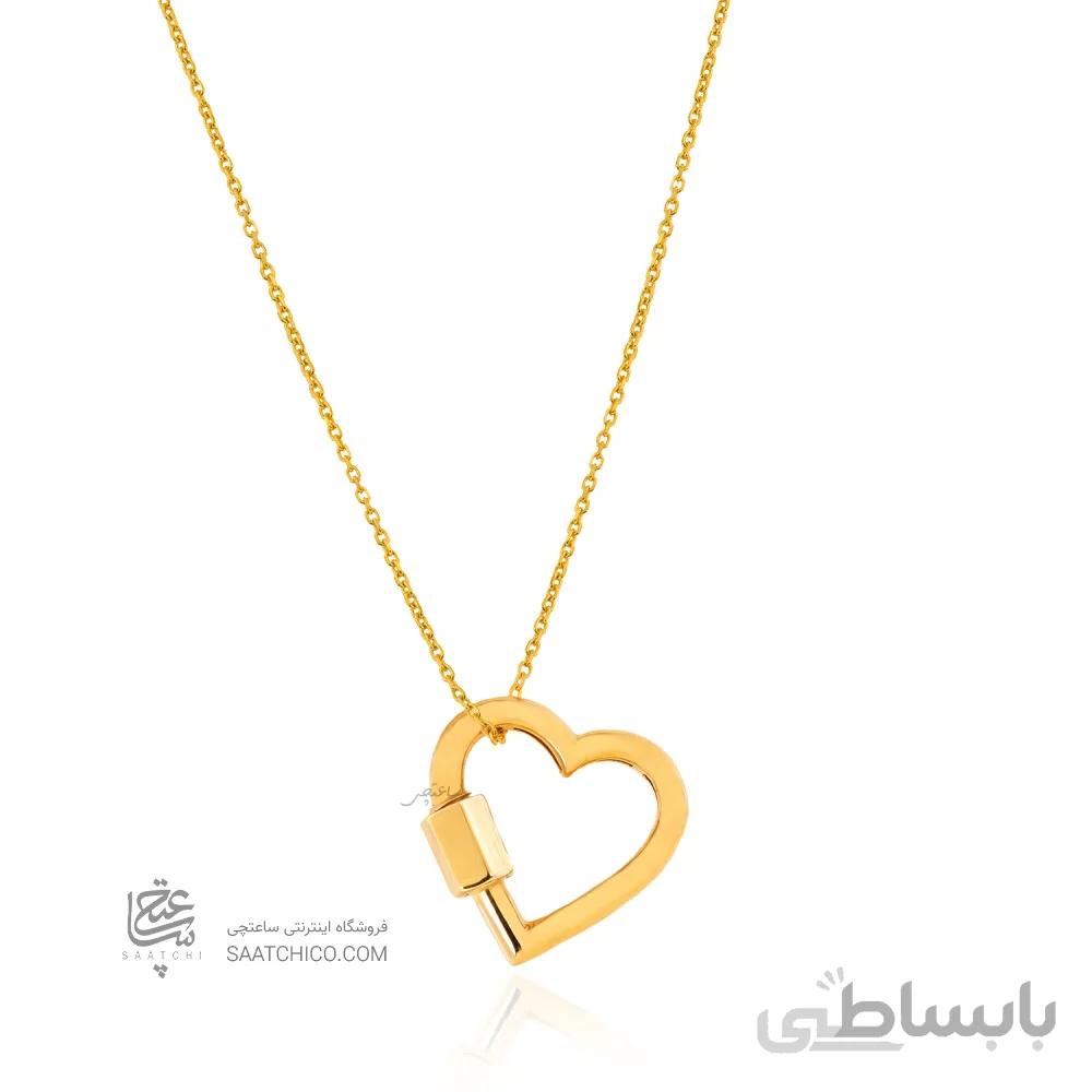 قفل طلا طرح قلب مارلا آرون کد CP389