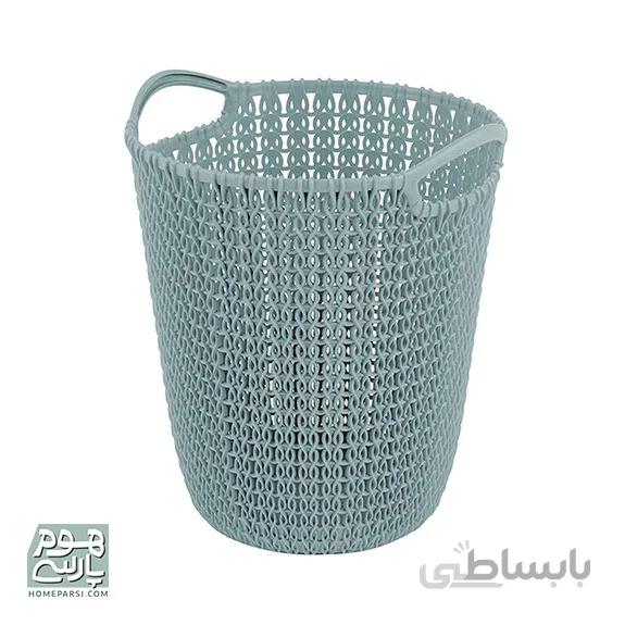 سبد کرور مدل KNIT مدل 578354 رنگ آبی