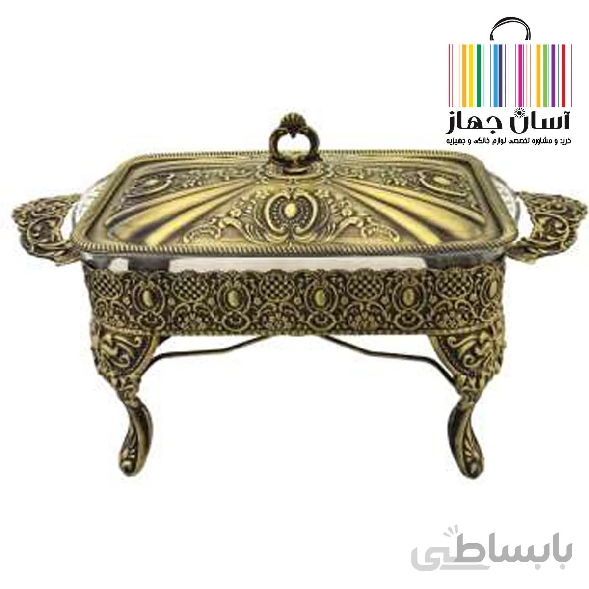 ظرف سوفله طرح آنتیک پیوتر کد 3349
