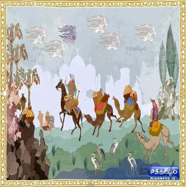 طرح پس ضمینه شاهنامه