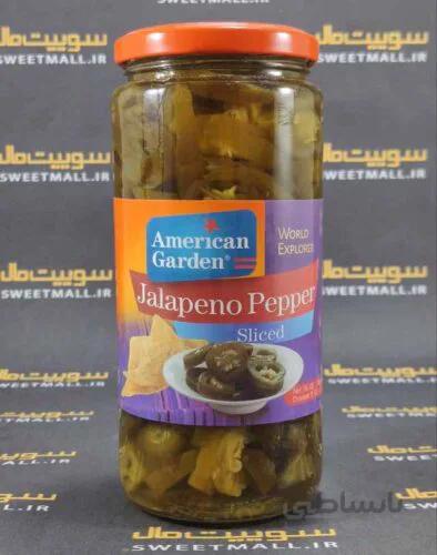 ترشی فلفل هالوپینو امریکن گاردن 454 گ American Garden-اسلایسی