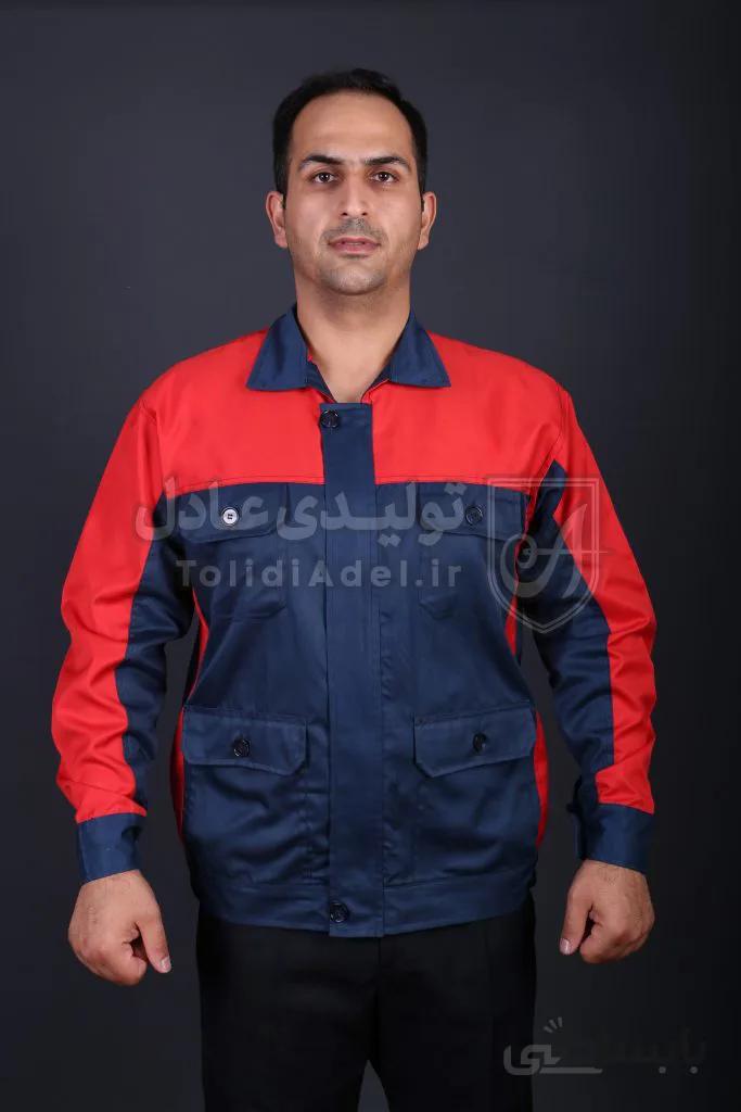 کاپشن کار عملیاتی کج راه چهار جیب برش دار مدل AL-205