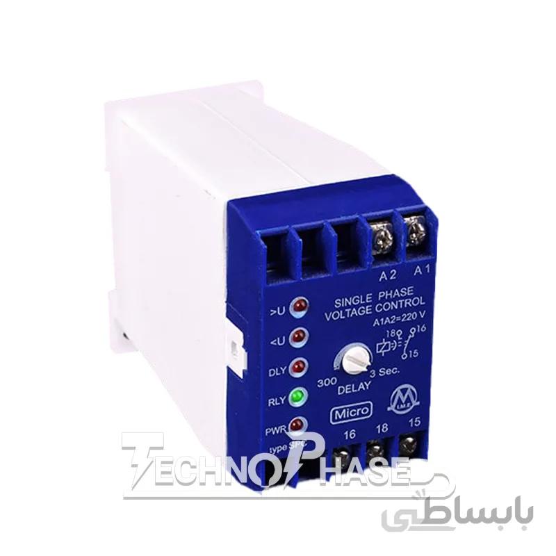 محافظ کنتاکتور(کنترل فاز تکفاز) میکرو مکس مدل SPC-101