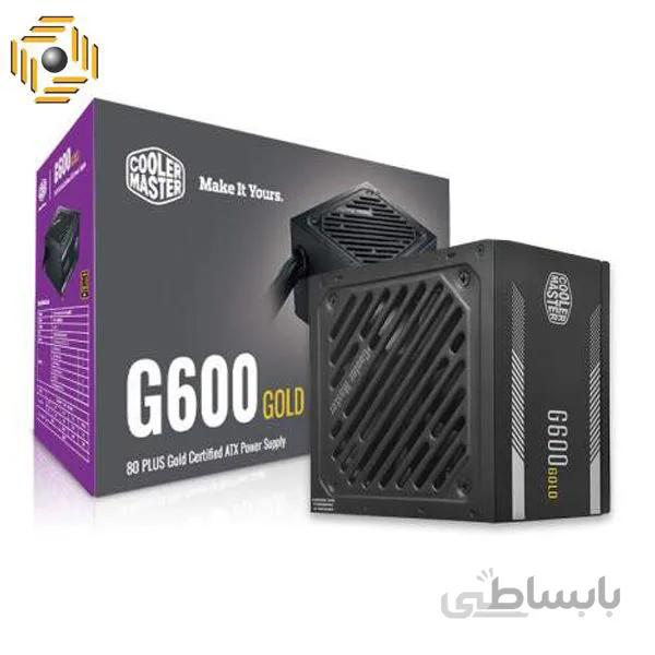 منبع تغذیه کامپیوتر کولر مستر مدل G600 Gold