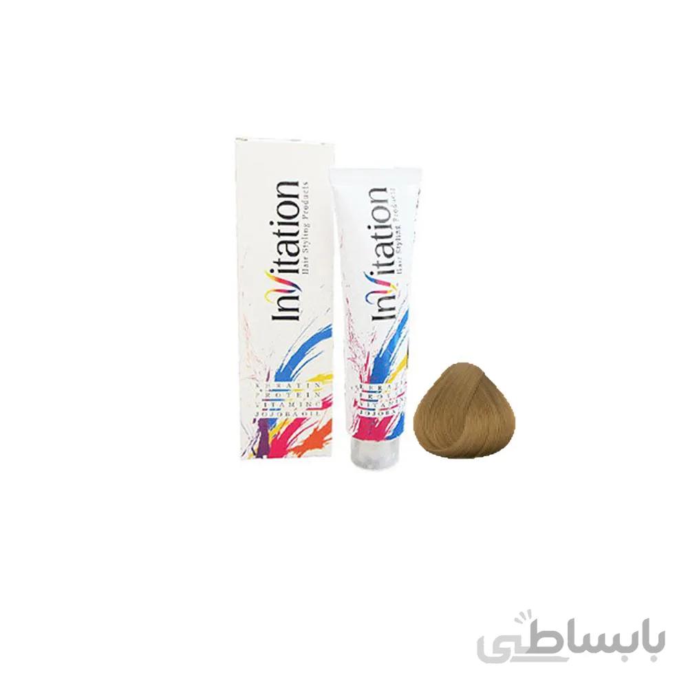 رنگ مو اینویتیشن شماره 7حجم 120 میلی لیتر رنگ بلوند