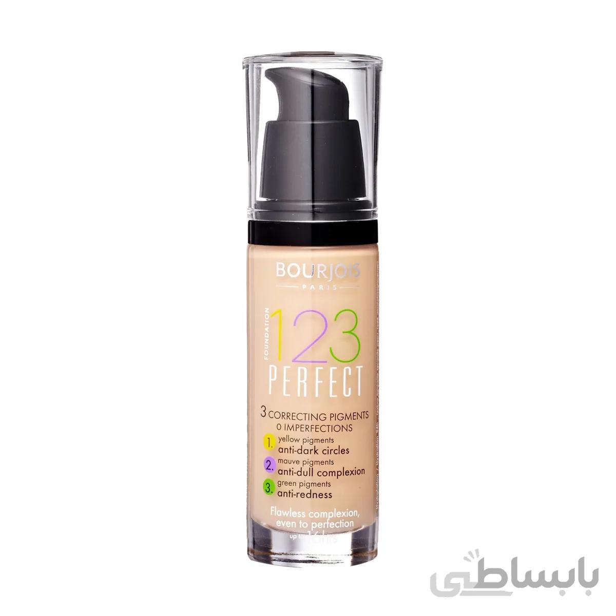 کرم پودر بورژ‌وآ 123 Perfect مدل Vanilla 51 حجم 30 میلی لیتر