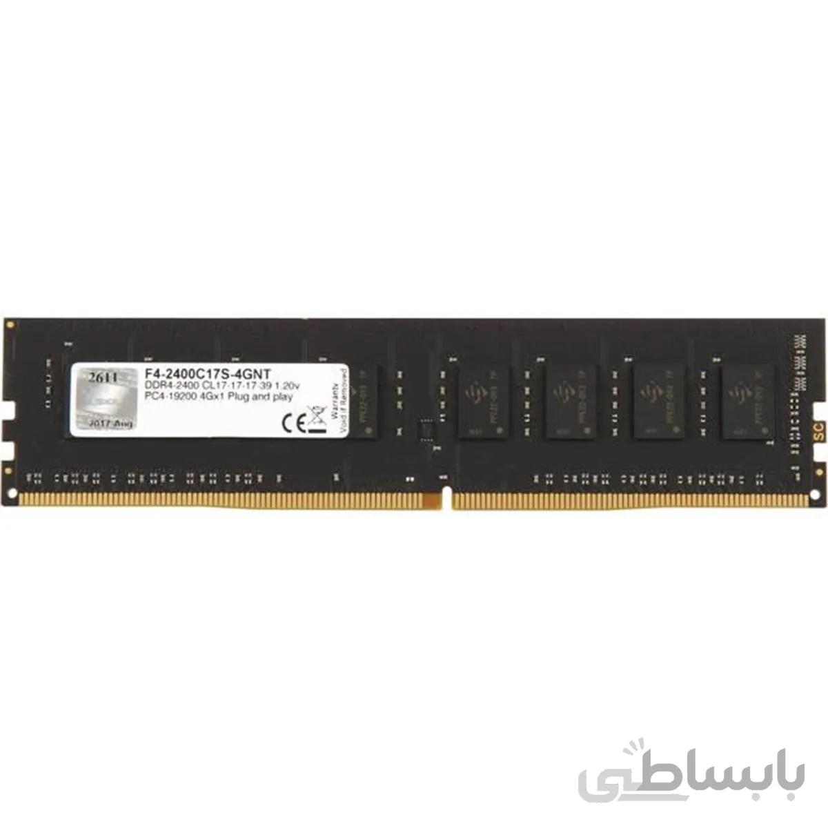 قیمت و خرید دسکتاپ G-skill ddr4 2400Mhz مدلAegis ظرفیت 4gb ا Ram single G-skill ddr4 2400Mhz model Aegis 4gb