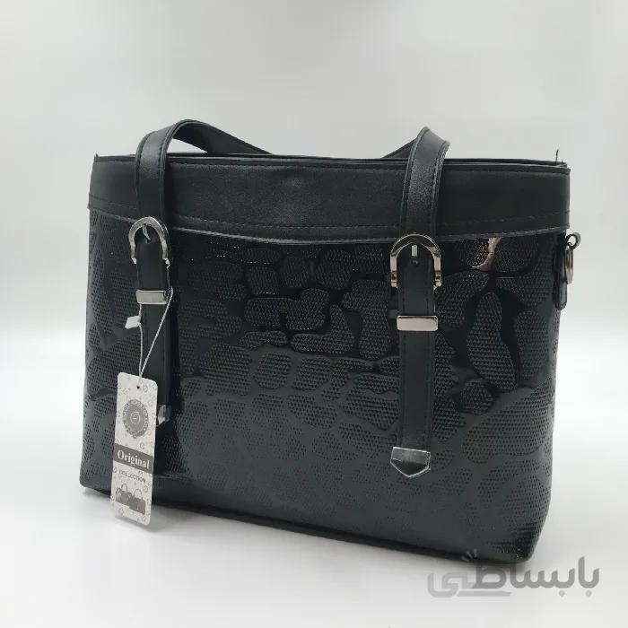 کیف دوشی بزرگ زنانه طرح ورنی کد 1024