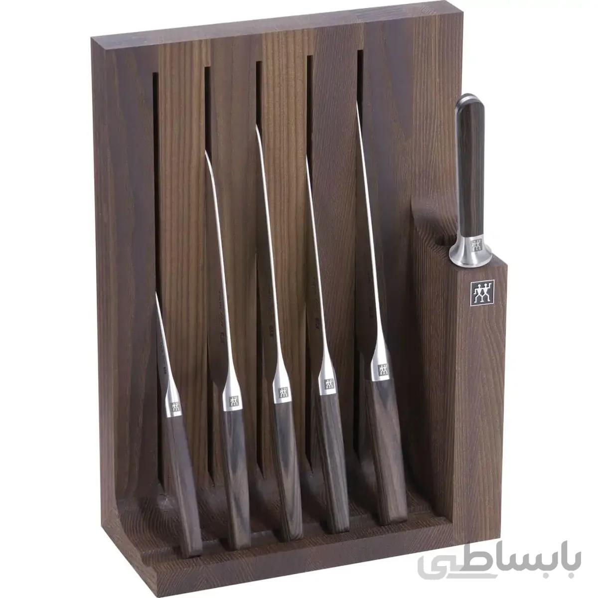 ست چاقو آشپزخانه 7 پارچه زولینگ آلمان ZWILLING Twin 1731 Messerblock 7 tlg