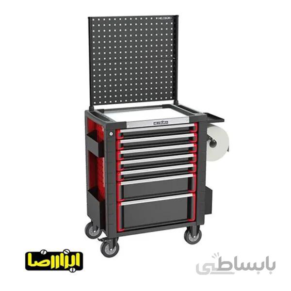 جعبه ابزار کشویی چرخ دار هزبرن مدل 1407BR