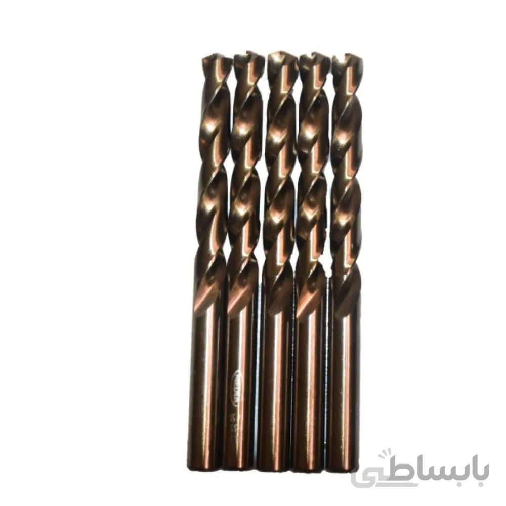 مجموعه 5 عددی مته آهن مدیا مدل HSSCO سایز 10.3 میلی متر