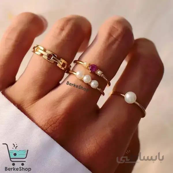 پک انگشتر چهار عددی Shein