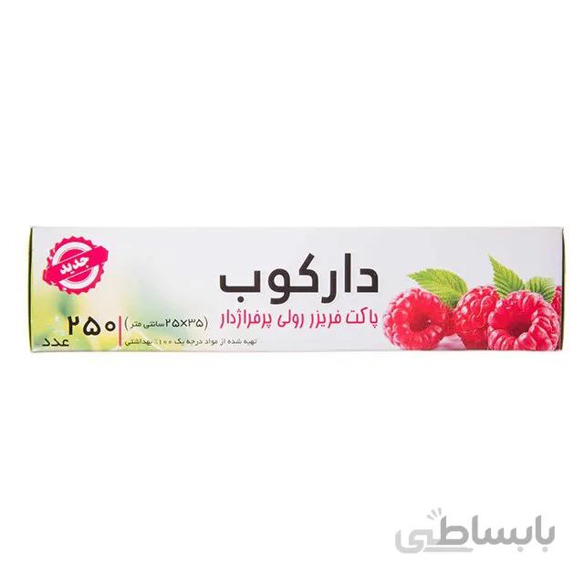 کیسه فریزر رولی 25x35 دارکوب 250 عددی ا -