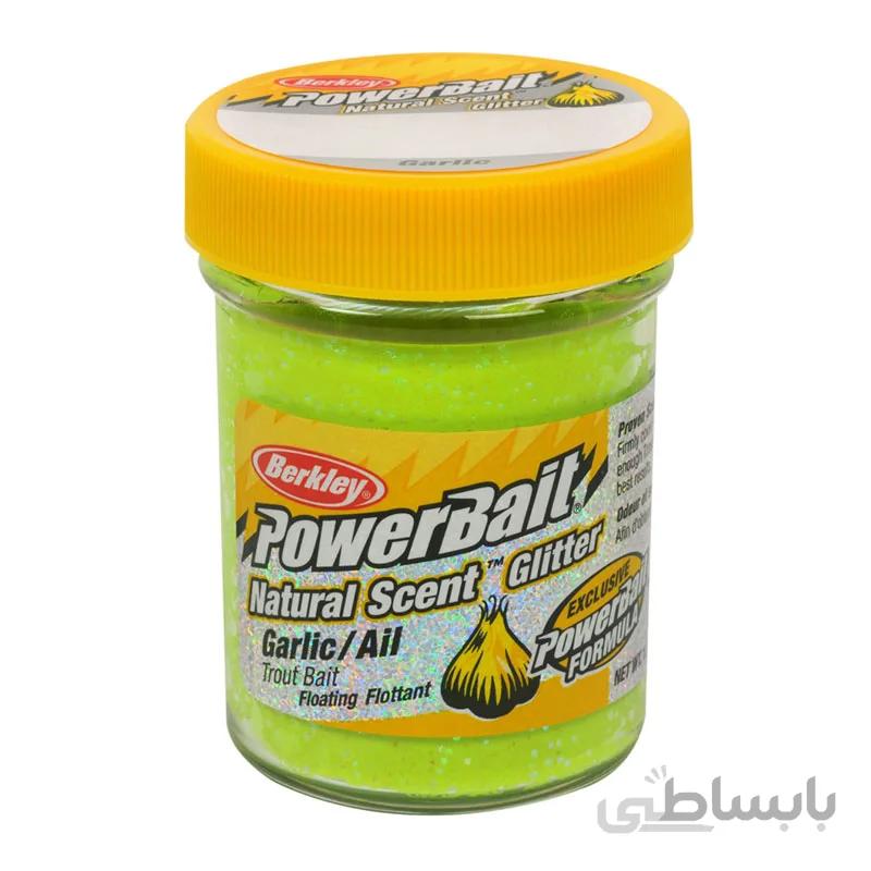 خمیر برکلی پاور بیت قزل الا Berkley Natural Glitter Trout Bait Chartreuse
