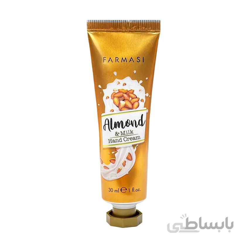 کرم دست بادام و شیر دکتر فارماسی حجم 30 میلی لیتر