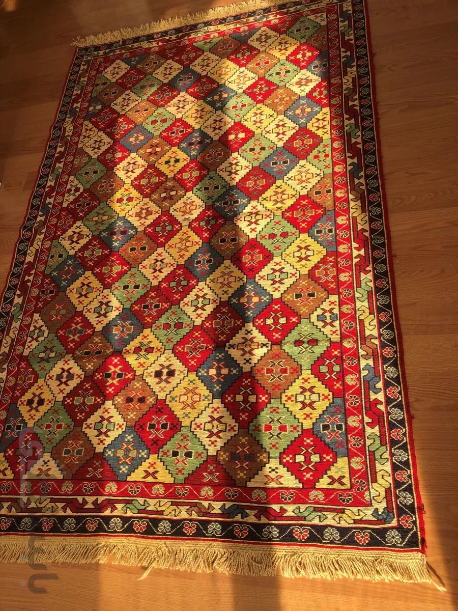گلیم ورنی دستبافت رج code 46 ا Persian handmade kilim