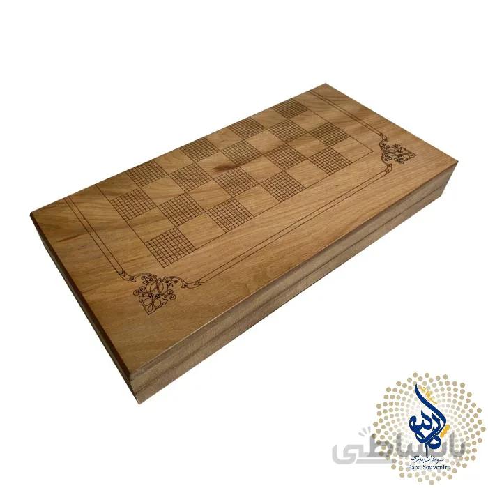 صفحه شطرنج و تخته نردچوب راش طول 50 سانتی متر کد TNK 15