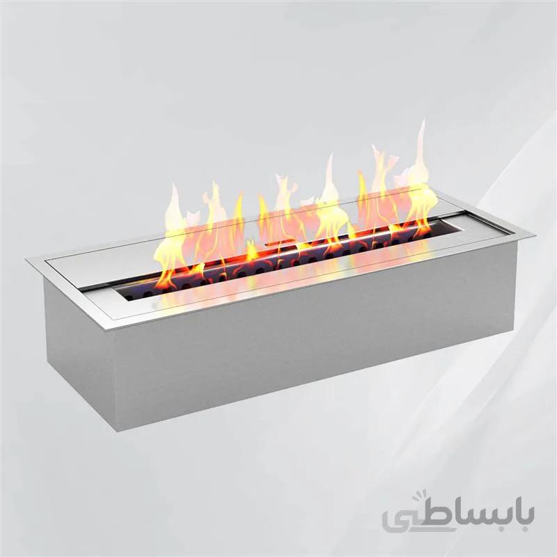 شومینه پرتابل تمام استیل اتانولی 075 آوالون