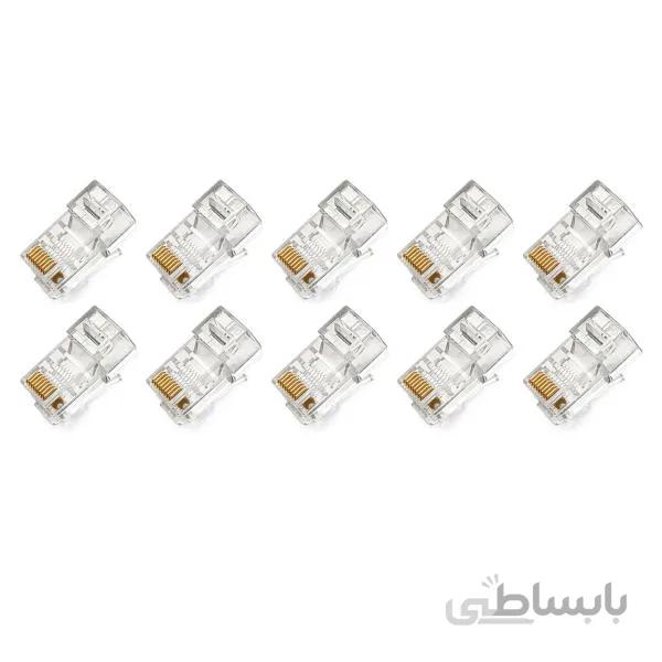 کانکتور Cat6 ای ام پی مدل AMP-110 بسته 10 عددی
