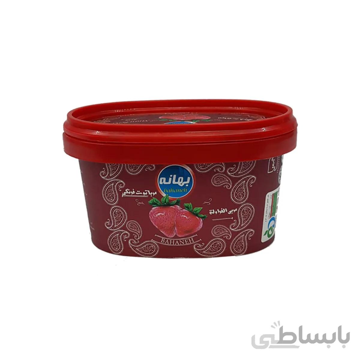 مربا توت فرنگی ۲۲۰ گرمیIML بهانه بسته بندی ۲۴ عددی