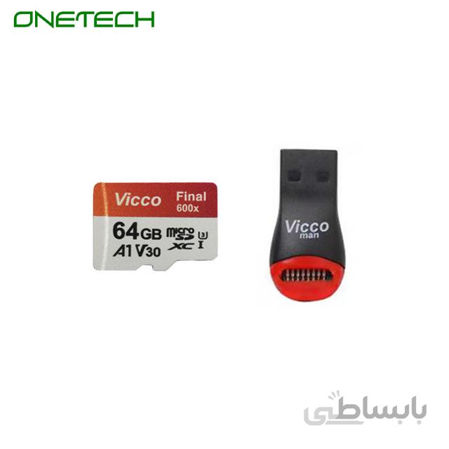 کارت حافظه microSDXC ویکومن مدل Final 600X کلاس 10 ظرفیت 64G گیگابایت