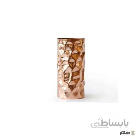 گلدان مسی مدل کوبه ای
Percussion model copper vase