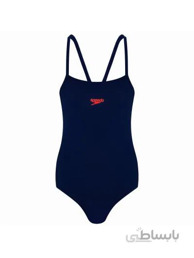مایو زنانه طرح SPEEDO ENDURANCE سرمه ای ساده