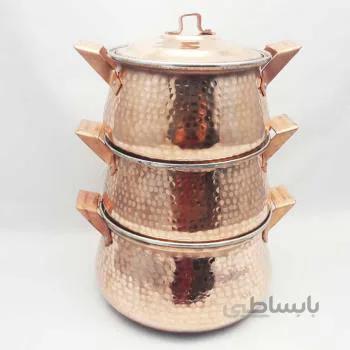 ست قابلمه 6 پارچه مسی زنجان توت کالا tootkala