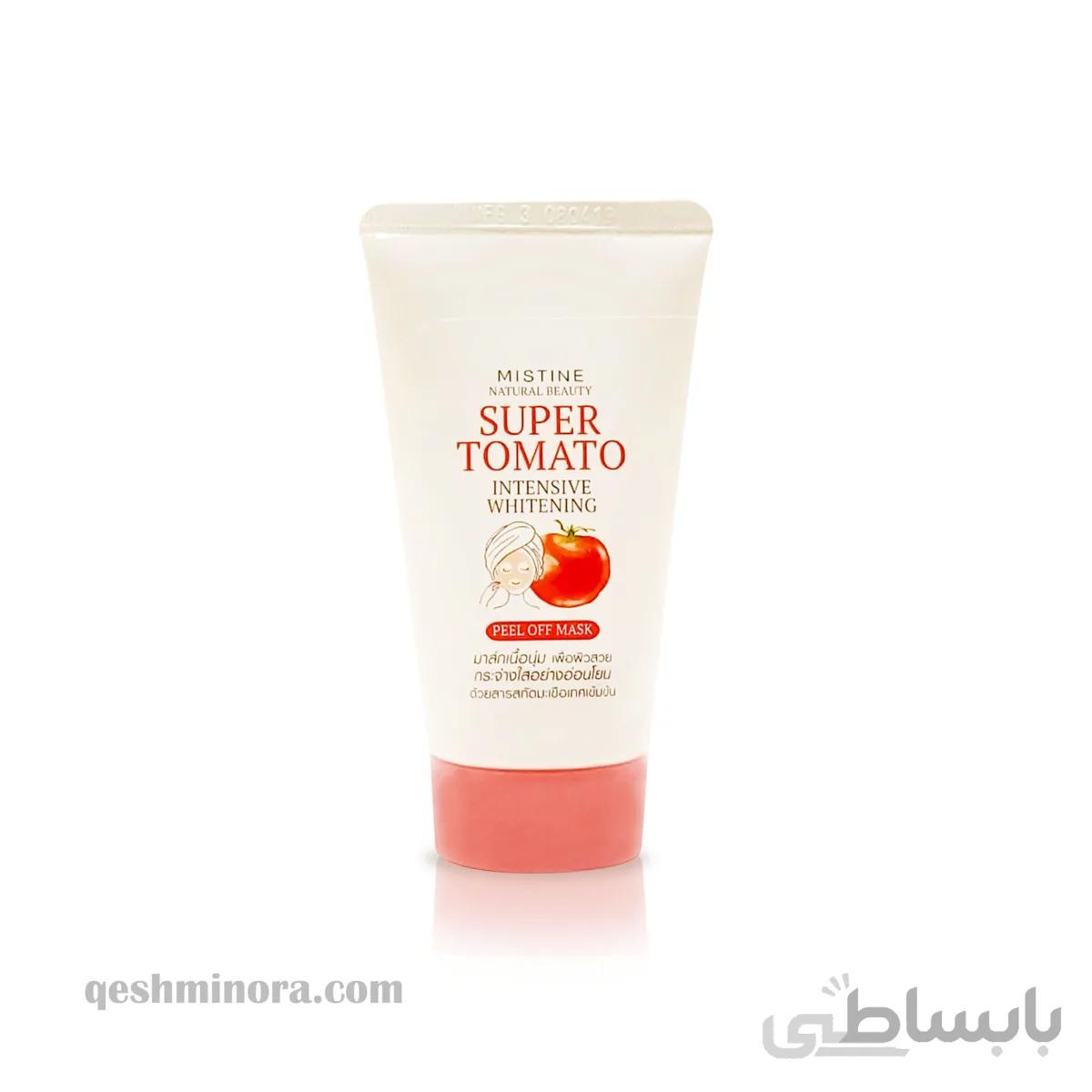 ماسک لایه بردار و سفیده کننده گوجه فرنگی میستین Mistine super tomato intensive whitening