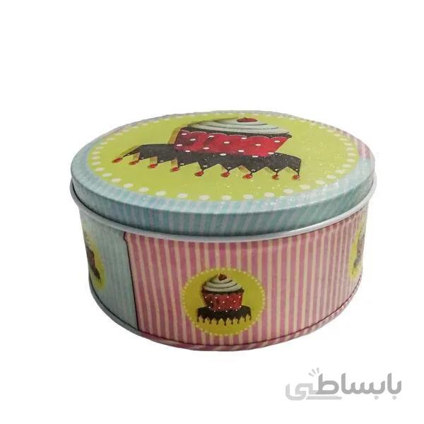 جعبه هدیه فلزی مدل کاپ کیک