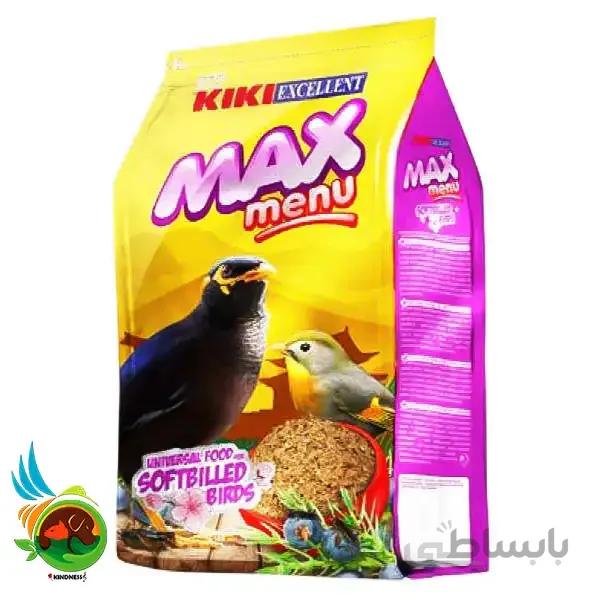 غذای مرغ مینا کیکی kiki Max Menu وزن 500 گرمی