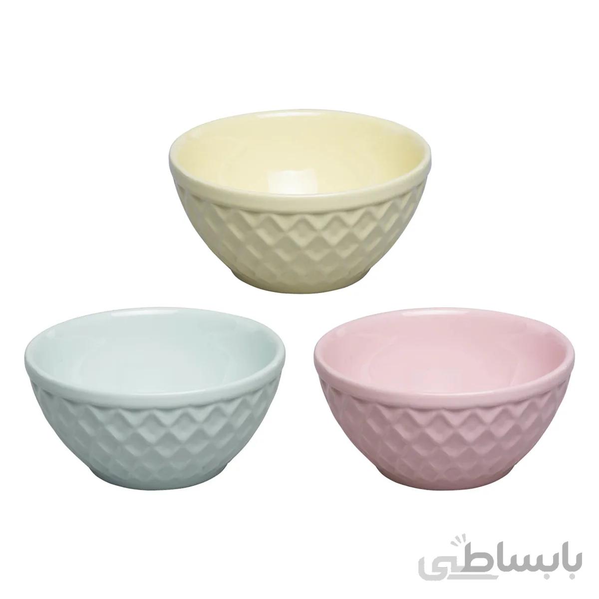 کاسه آبگوشت رنگی گلدن هوم مدل سبدی کد 541228 – بسته 3 عددی