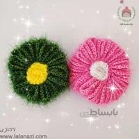 اسکاچ بافتنی ظرفشویی طرح آفتابگردان ( کد 40132 )