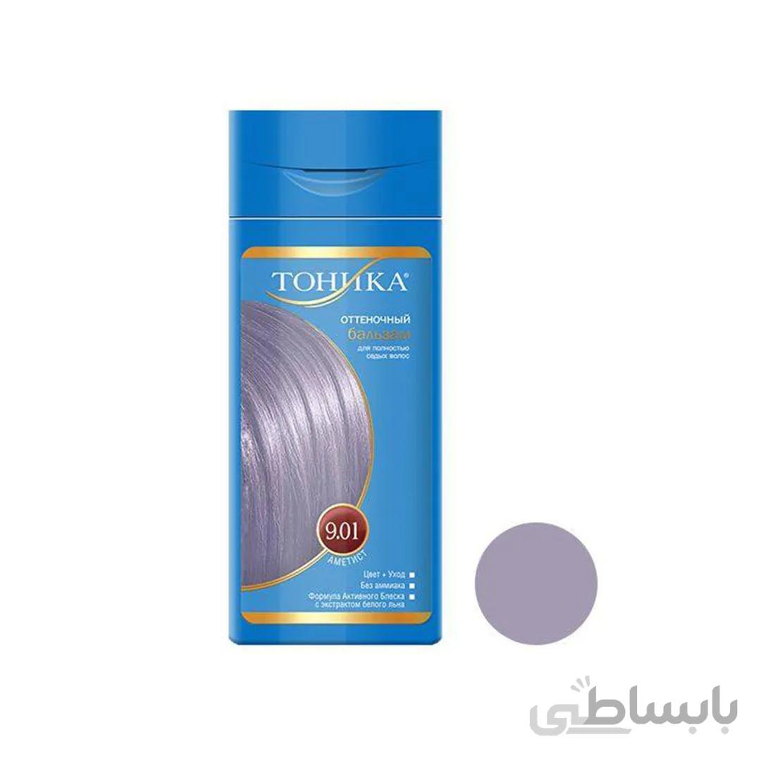 شامپو رنگ مو تونیکا شماره 9.01 رنگ یاسی 150 میلی لیتر Tohnika