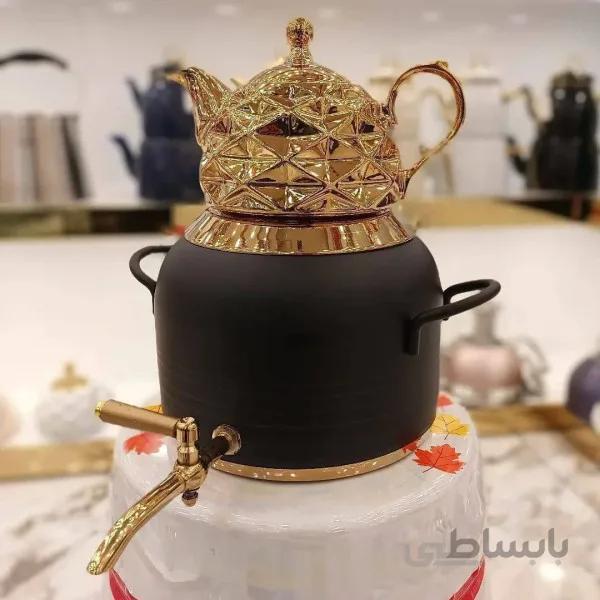 کتری و قوری استیل کف چدن