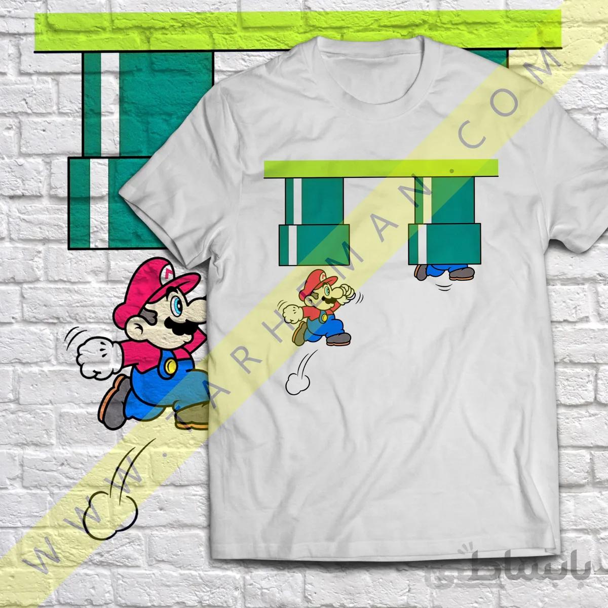 تیشرت با طرح قارچ خور سوپر ماریو Super Mario